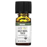 Algopix Similar Product 13 - Aura Cacia 100 Holy Basil Tulsi