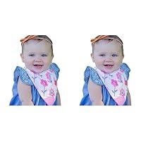 Algopix Similar Product 7 - Nuby Reversible 2 Piece Teething Bib