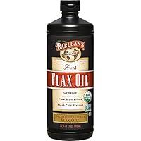 Algopix Similar Product 8 - Barleans Organic Flaxseed Oil Liquid