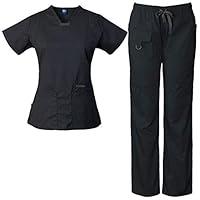 Algopix Similar Product 5 - Medgear Womens Scrub Set Utility 4
