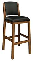 Algopix Similar Product 10 - Heritage 30" Backed Bar Stool (Port)