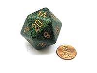 Algopix Similar Product 19 - Jumbo d20 Counter  Speckled 34mm Dice