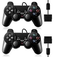 Algopix Similar Product 9 - HaeBorl PS2 Controller 2 Packs Wired