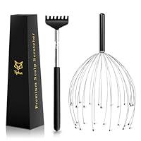 Algopix Similar Product 4 - TIPKON 28 Fingers Head Massager and