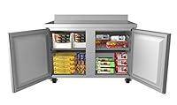Algopix Similar Product 6 - KoolMore 48 Stainless Steel 2 Door