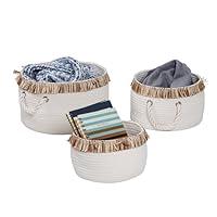 Algopix Similar Product 11 - HoneyCanDo Set of 3 Nesting Cotton