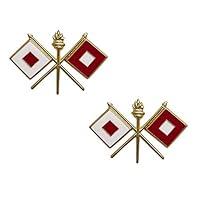 Algopix Similar Product 3 - U.S. Army Officer Branch Signal Brite
