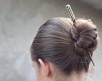 Algopix Similar Product 15 - Wooden hair pick for kawaii hairstyle