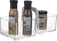 Algopix Similar Product 16 - YBM Home 2Compartment Condiment Caddy