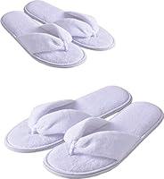 Algopix Similar Product 4 - Flip Flops Spa Slippers 4 Pairs Guest