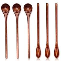 Algopix Similar Product 1 - 6 Pcs Small Wooden Spoons for Coffee