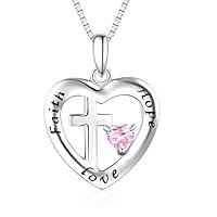 Algopix Similar Product 11 - Bellrela Sterling Silver Cross in Heart