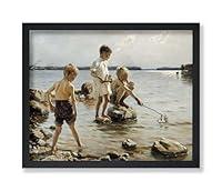 Algopix Similar Product 17 - Monem Art Vintage Boys Playing on the