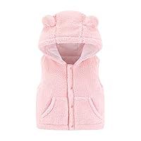 Algopix Similar Product 2 - Baby Girl Boy Fleece Hooded Jacket Vest