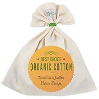 Algopix Similar Product 15 - Organic Cotton Nut Milk Bag  Super