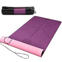 Algopix Similar Product 19 - DAWAY Wide Thick TPE Yoga Mat  Y8 Eco