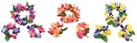 Algopix Similar Product 9 - Mahalo Floral Leis Headband and Wrist