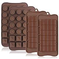 Algopix Similar Product 8 - 4 Pcs Silicone Chocolate Molds
