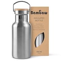 Algopix Similar Product 2 - Bambaw 12 oz Insulated Water Bottle 