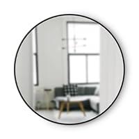 Algopix Similar Product 5 - Umbra Hub Round Wall Mirror with Rubber
