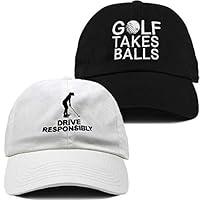 Algopix Similar Product 20 - Golf Hat Bundle May The Course be with