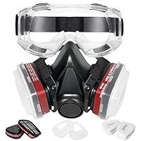 Algopix Similar Product 20 - Yingorrs Respirator Mask with Filters