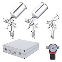Algopix Similar Product 12 - Yescom HVLP Stainless Air Spray Gun Set