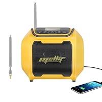 Algopix Similar Product 7 - Mellif Cordless Emergency Weather Radio
