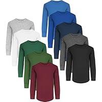 Algopix Similar Product 11 - Boys Long Sleeve Performace Tops Base