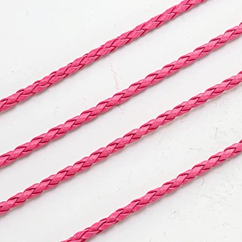10 Meter Waxed Leather Thread Cord Strap Rope For DIY Jewelry 1.5