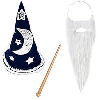 Algopix Similar Product 1 - Funny Party Hats Magic Wizard Costume 
