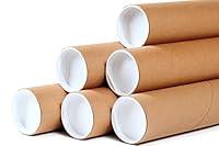 Algopix Similar Product 16 - Premium Kraft Cardboard Mailing Tubes 