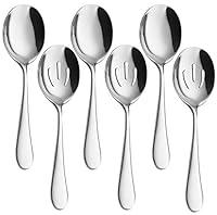 Algopix Similar Product 15 - AOOSY Serving Spoons x 3 Slotted