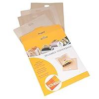 Algopix Similar Product 10 - Non Stick Toaster Bags Reusable 