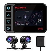 Algopix Similar Product 9 - Motorcycle Dash Cam with 1080P Dual HD