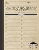 Algopix Similar Product 19 - Moving Inventory Log Book Cute Logbook