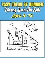 Algopix Similar Product 15 - Easy Color By Number Coloring Book For