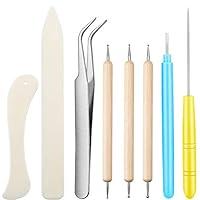 Algopix Similar Product 17 - 8 Pieces Bone Folder Tools Include 2
