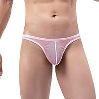 Algopix Similar Product 9 - Mens Thongs Transparent Super Thin