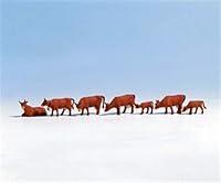 Algopix Similar Product 7 - Noch 15720 Brown Cows 7 H0 Scale