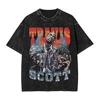 Algopix Similar Product 6 - T Shirt Travis Rapper Scott Mens