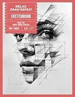 Algopix Similar Product 10 - Relax Draw Repeat Sketchbook Ideal