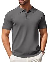 Algopix Similar Product 11 - COOFANDY Mens Short Sleeve Polo Shirt