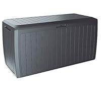 Algopix Similar Product 10 - Deuba Garden Box 290L Storage Plastic