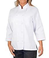 Algopix Similar Product 13 - KNG Womens White Classic  Sleeve Chef