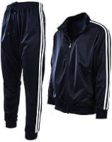 Algopix Similar Product 2 - Mens Athletic 2 Piece Tracksuit Set S