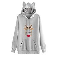 Algopix Similar Product 10 - RUIVE Girls Cute Cat Ear Hooded
