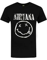 Algopix Similar Product 2 - Nirvana Official Smiley Logo Mens