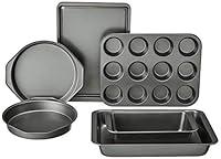 Algopix Similar Product 18 - Amazon Basics 6 Piece Nonstick Carbon