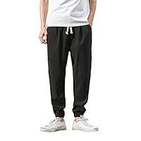 Algopix Similar Product 11 - iYYVV Mens Cotton Linen Casual Slim